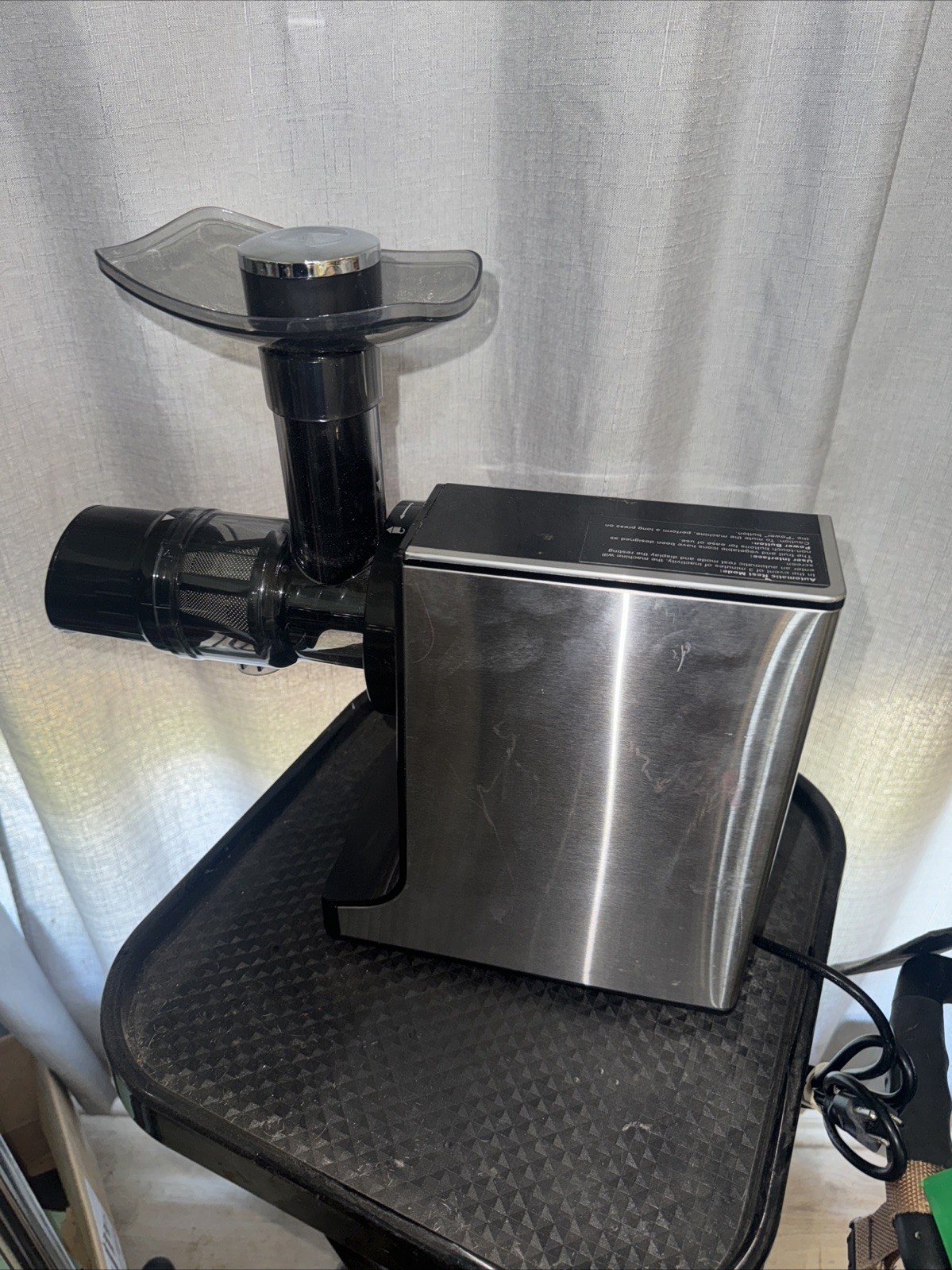 Whall Slow, Masticating & Cold Press Juicer Machine, 2 Speeds ZM1523 - SILVER gallery
