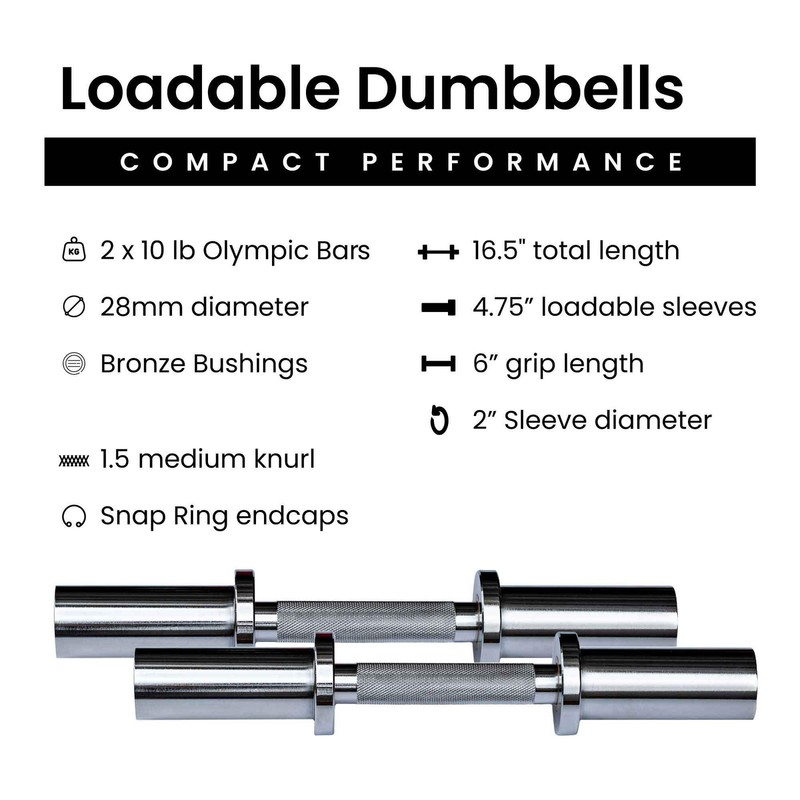 Loadable Dumbbell Bar Weight Sets gallery