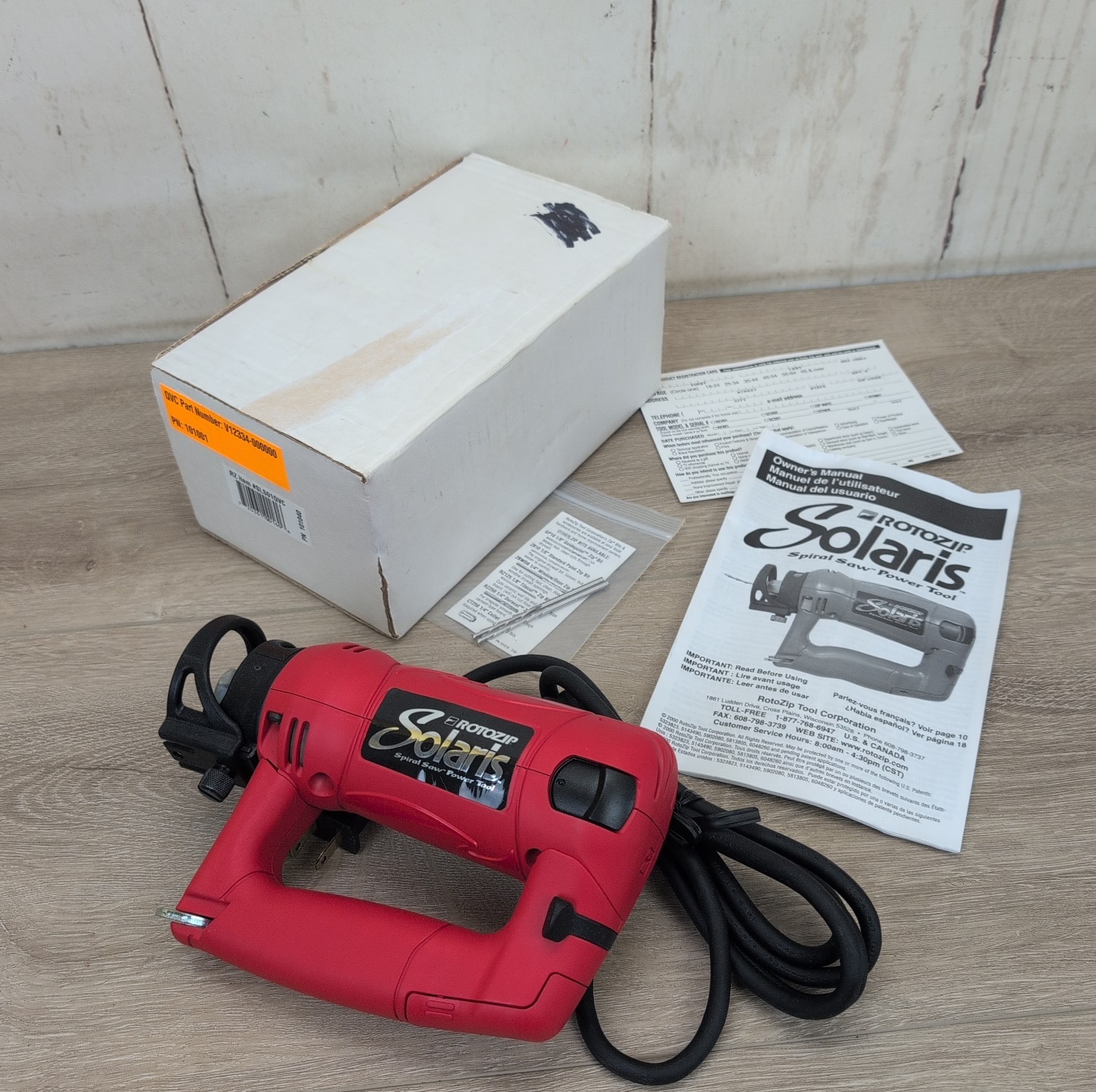 Roto Zip Solaris SLS01 Type 1 Made In USA Spiral Saw New Open Box gallery