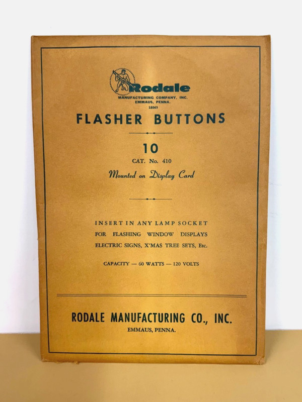 Winker FLASHER Twinkle BLINKING 60W 120V 60 Watts MADE IN USA Rodale NEW 1008 gallery