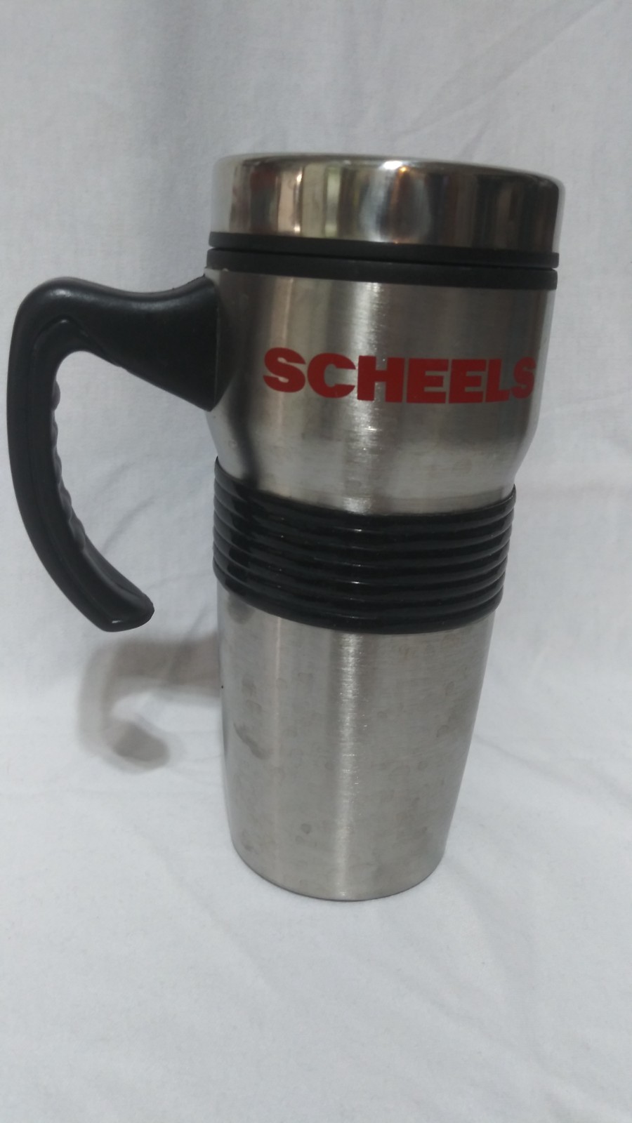 Scheels Mug Coffee Cup Travel, Sporting Goods HANDLE Stainless Steel, Logo Nice! gallery