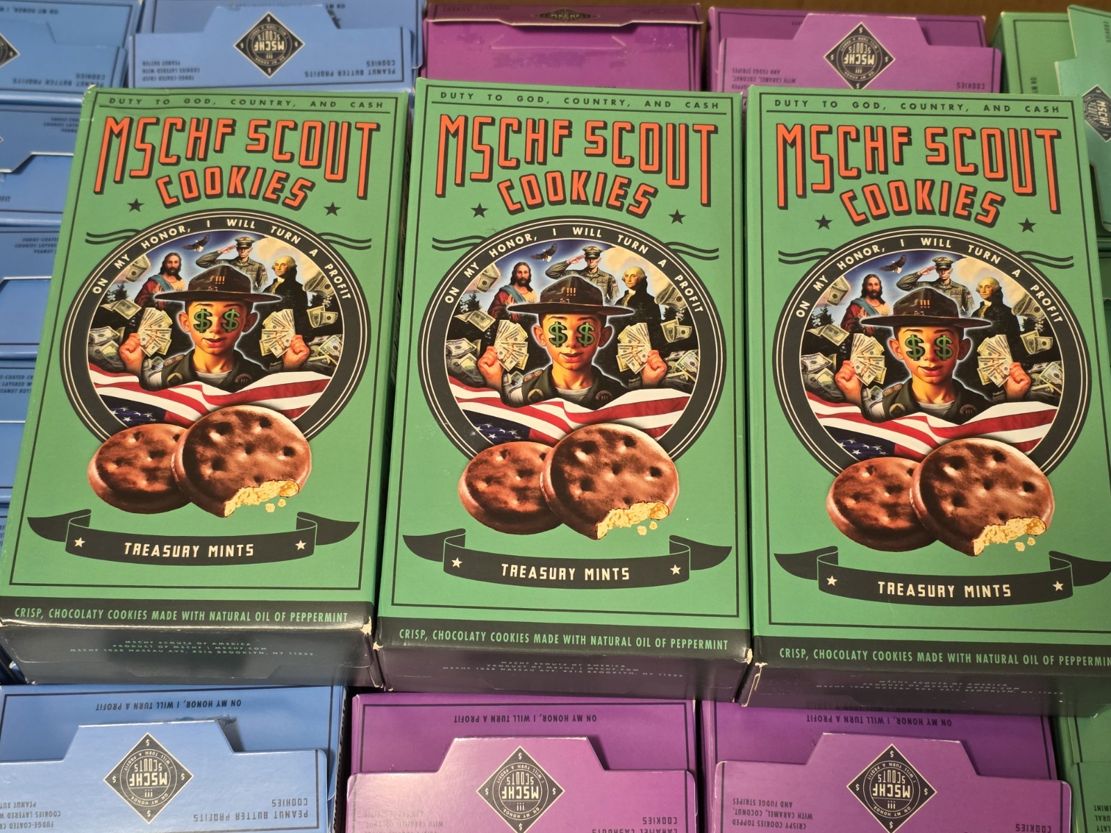 x3 Treasury Mints (Thin Mints) - MSCHF Girl Scout Cookies gallery