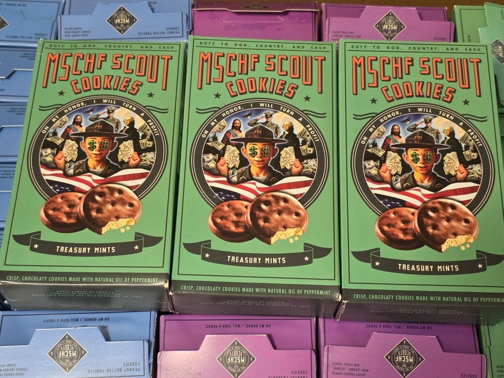 x3 Treasury Mints (Thin Mints) - MSCHF Girl Scout Cookies
