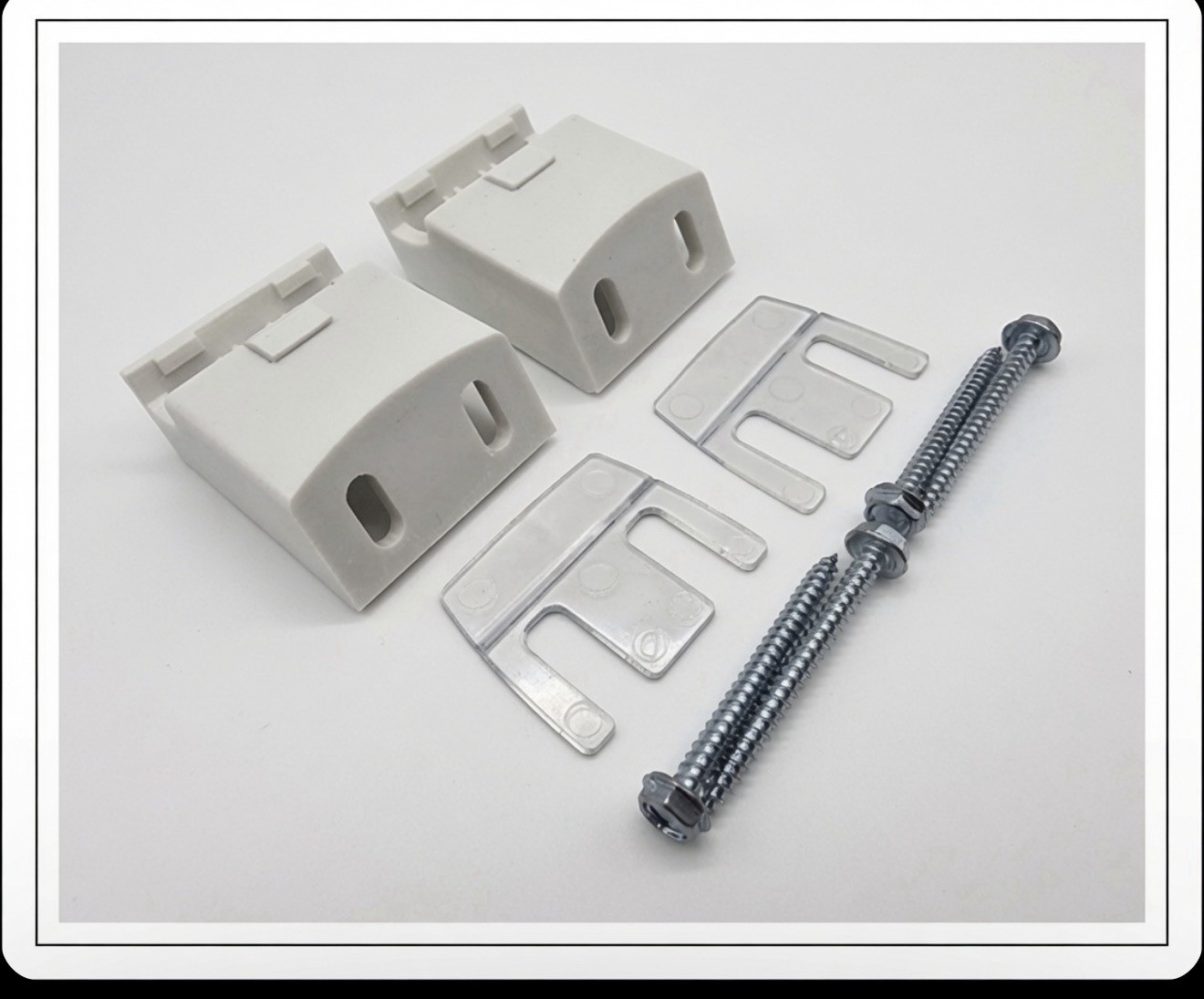 Hunter Douglas Luminette Ceilling Brackets KIT8005 with Screws And shims gallery