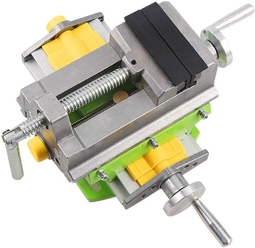 3" Cross Slide Drill Press Vise Compound Bench Table Bench Top Woodworking Clar gallery