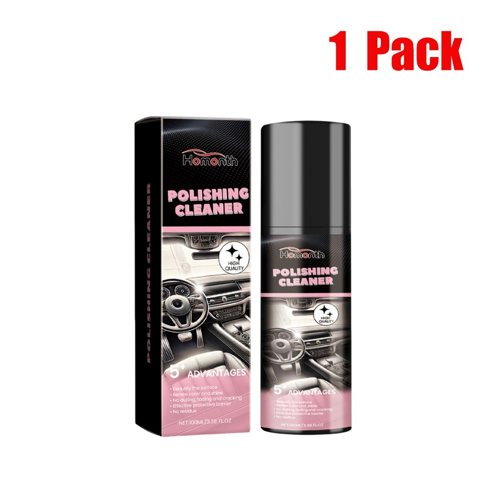 1-3Pack Car Interior Cleaner, 2026 New Polishing Cleaner for Interior Detailing gallery