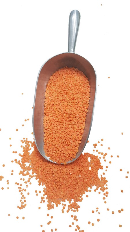 Organic Red Split Lentils aka Masoor Dal low calories rich in Iron and Protein gallery