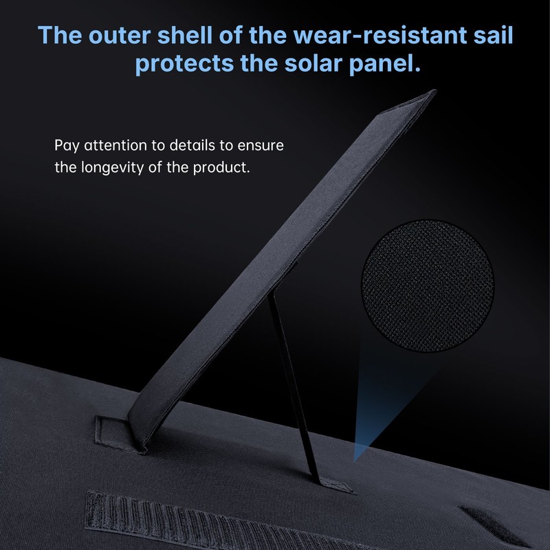 500W Foldable Portable Solar Panel for Power Station Charging Camping Mono Home gallery