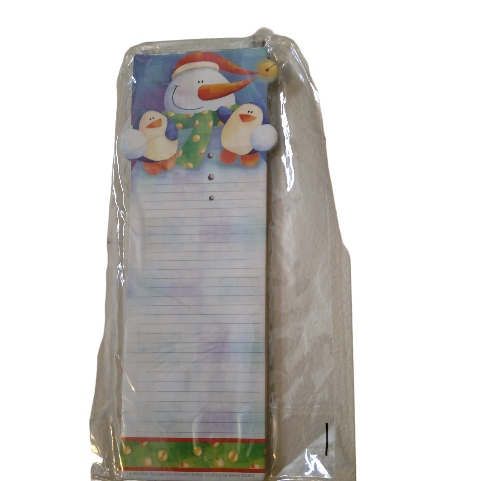 Christmas Magnetic Notepad Memo Shopping List Lot Of 2 New In Package CB2 gallery
