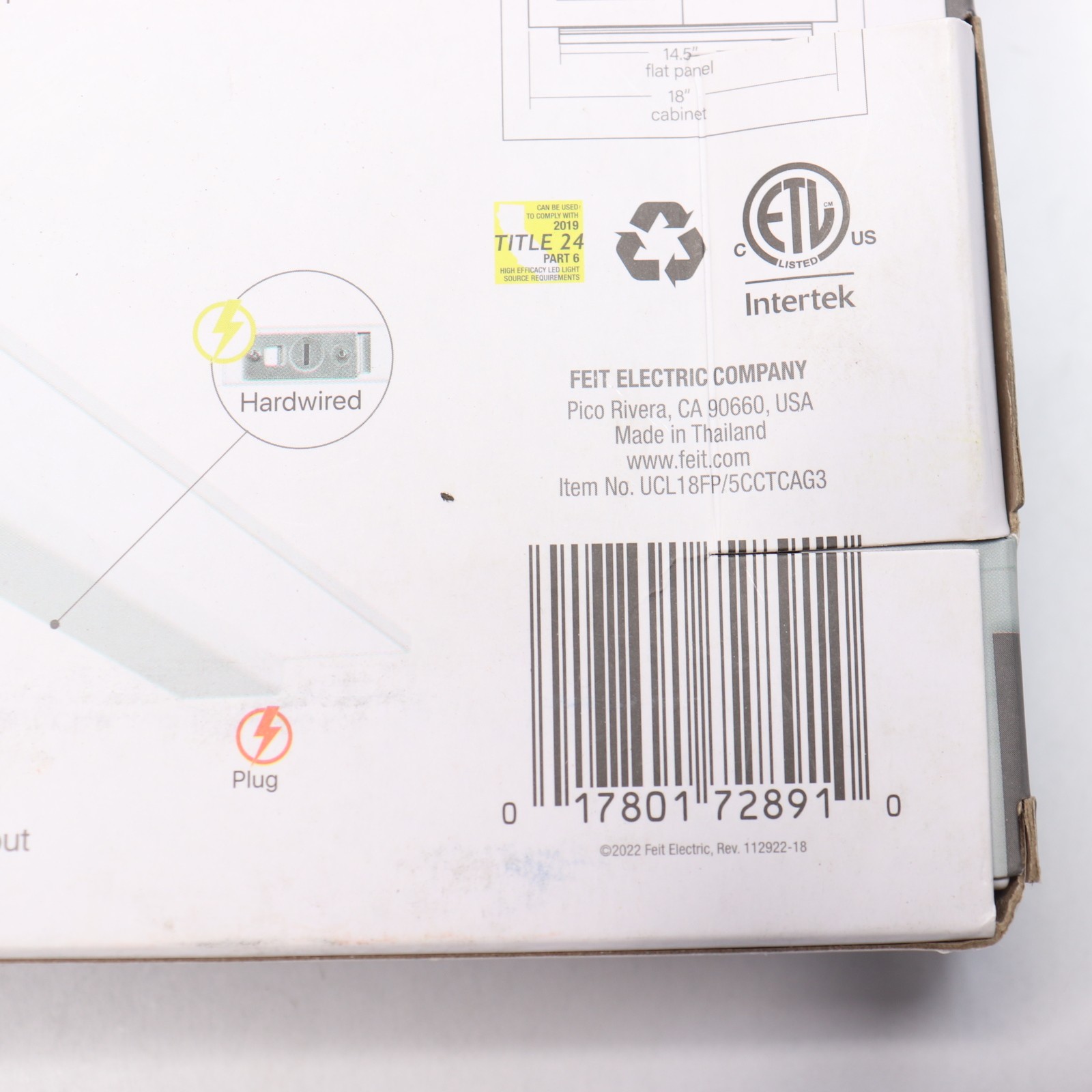 Feit Electric Direct Wire Integrated LED Under Cabinet Light Color Changing CCT gallery