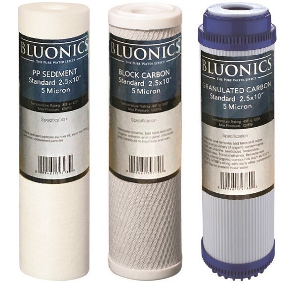 Bluonics Reverse Osmosis RO Under Sink Drinking Water Filter Cartridge Replaceme gallery