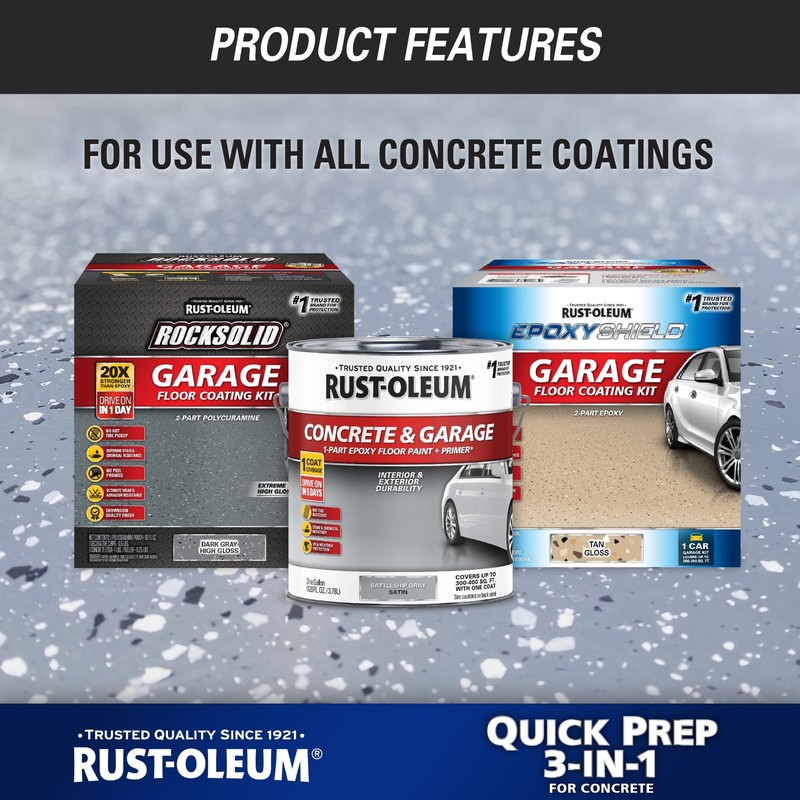 (2 pack)Quick Prep 3-in-1 Cleaner, Degreaser & Etch-362970, Gallon delivery fast gallery