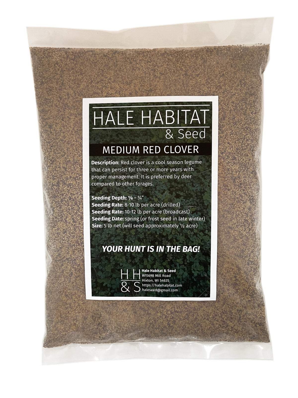 Medium Red Clover Seed | Hardy Perennial Deer Wildlife Food Plot Forage Habitat gallery