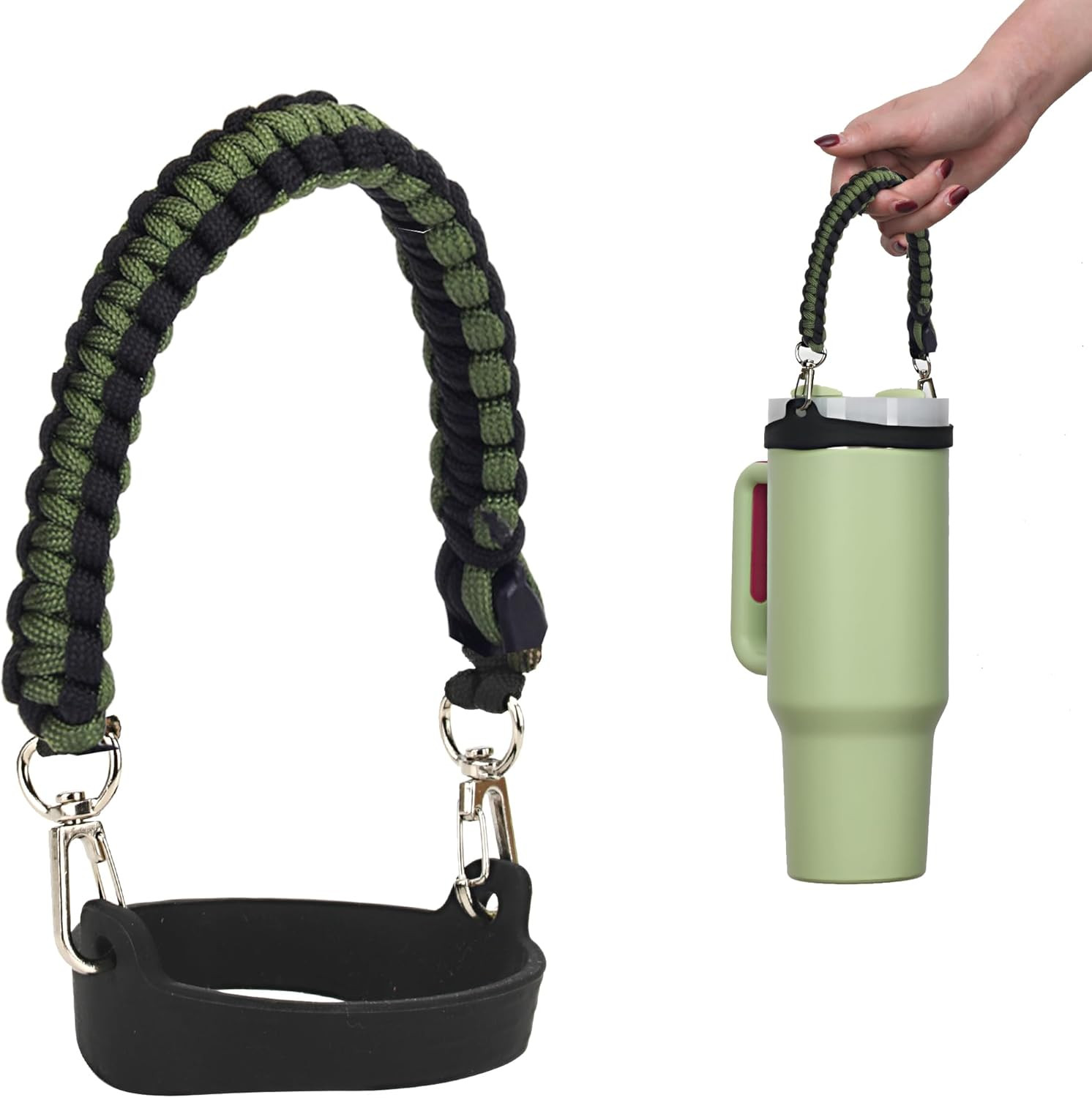 Paracord Handle Strap for Stanley Cup - Heavy Duty Compatible with Stanley 40Oz gallery
