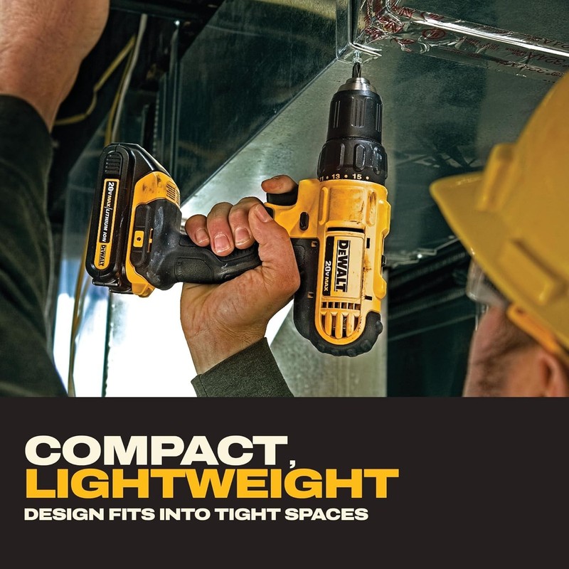 DEWALT DCK240C2 20V MAX Drill Impact Driver Combo Kit 2 Batteries Charger gallery