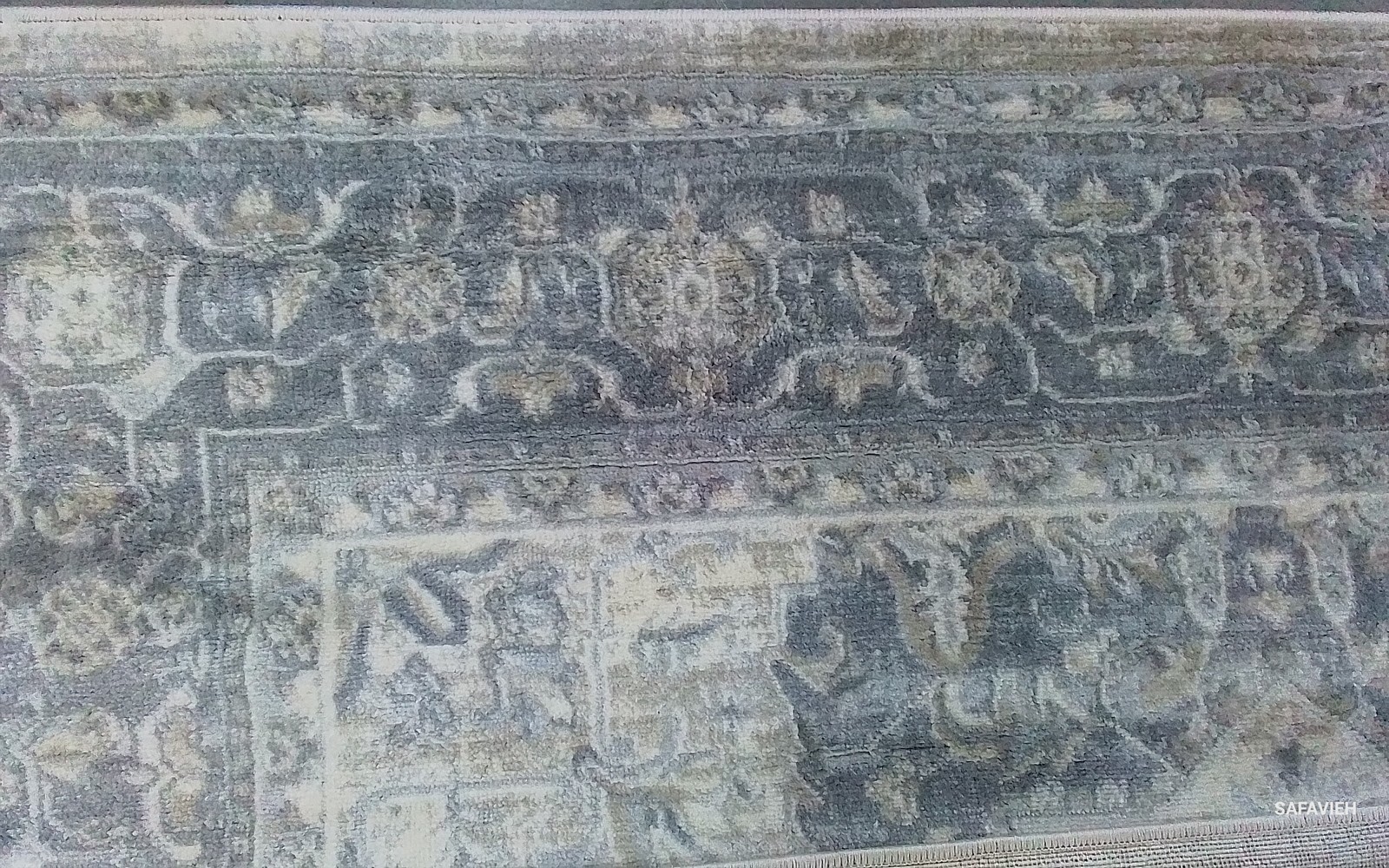 CREAM / GREY 5'-0" x 5'-0" Back Stain Rug, Reduced Price 1172789976 BNT865B-5SQ gallery