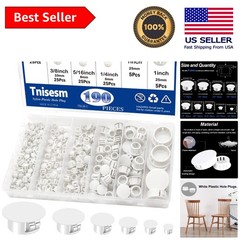 Versatile Flush Type Plastic Screw Covers – 9 Sizes for Every Project