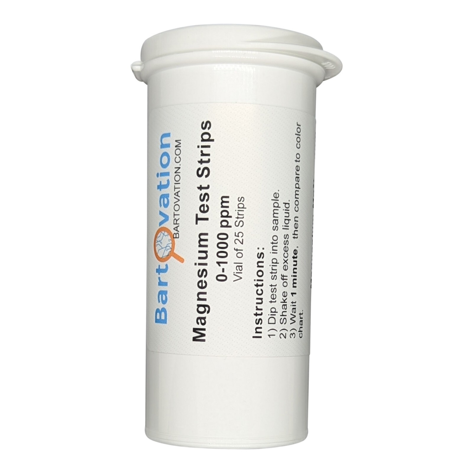 Magnesium Test Strips, 0-1000 ppm [Vial of 25 Strips] gallery