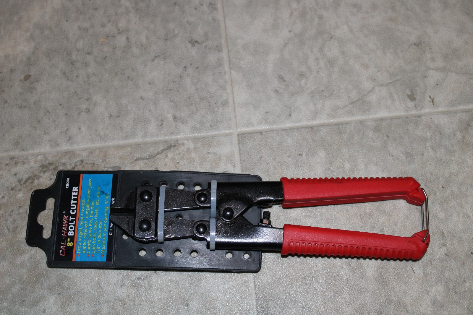 CAL-HAWK 8'' BOLT CUTTERS drop-forged cuts bolts rods rivets. ect up to 18'' gallery
