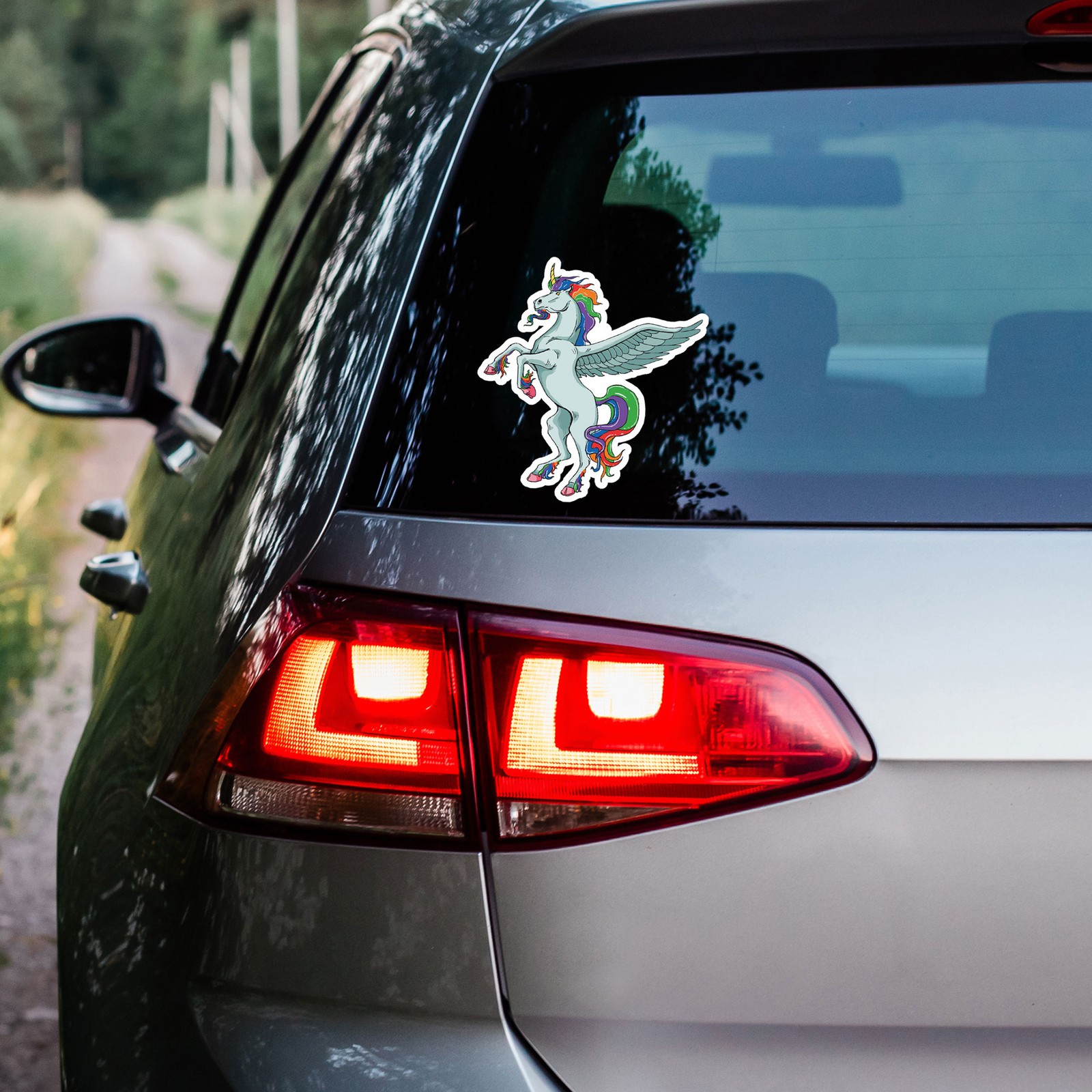 Pegasus Unicorn - Vinyl Decal Sticker - Car Window Laptop - ebn9048 gallery