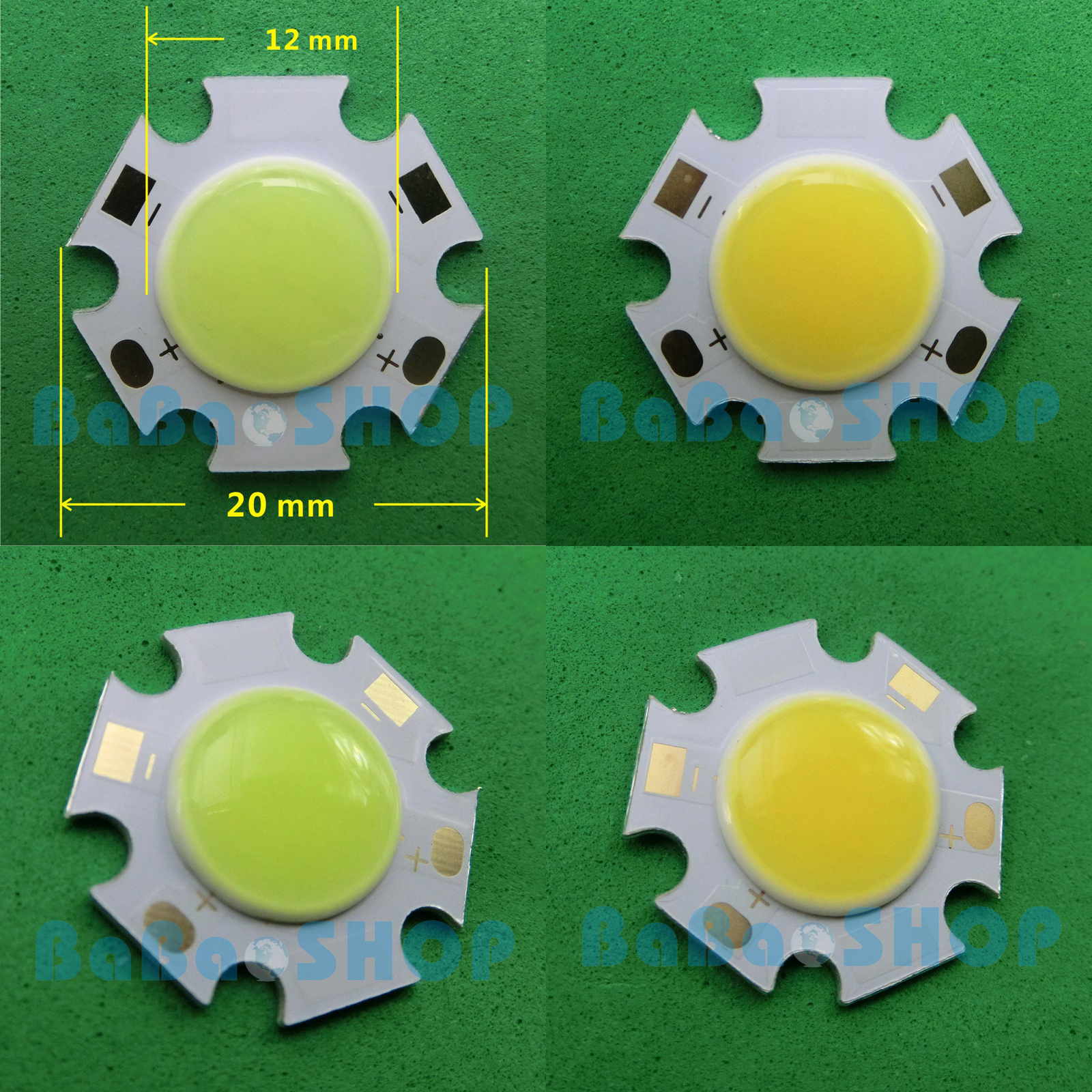 3W 5W Cold 6000K / Warm 3000K White Round COB LED for Lamp Spot Light Bulb 22mm gallery