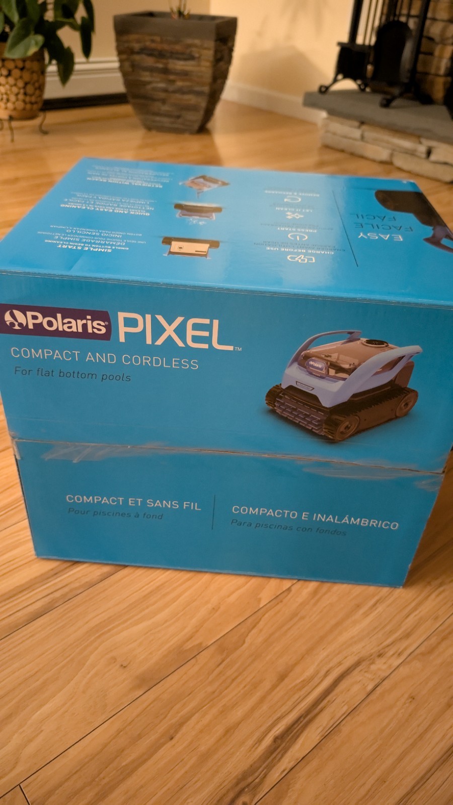 Polaris Pixel Compact Cordless Robotic Pool Cleaner Above & In-Ground OPEN BOX gallery