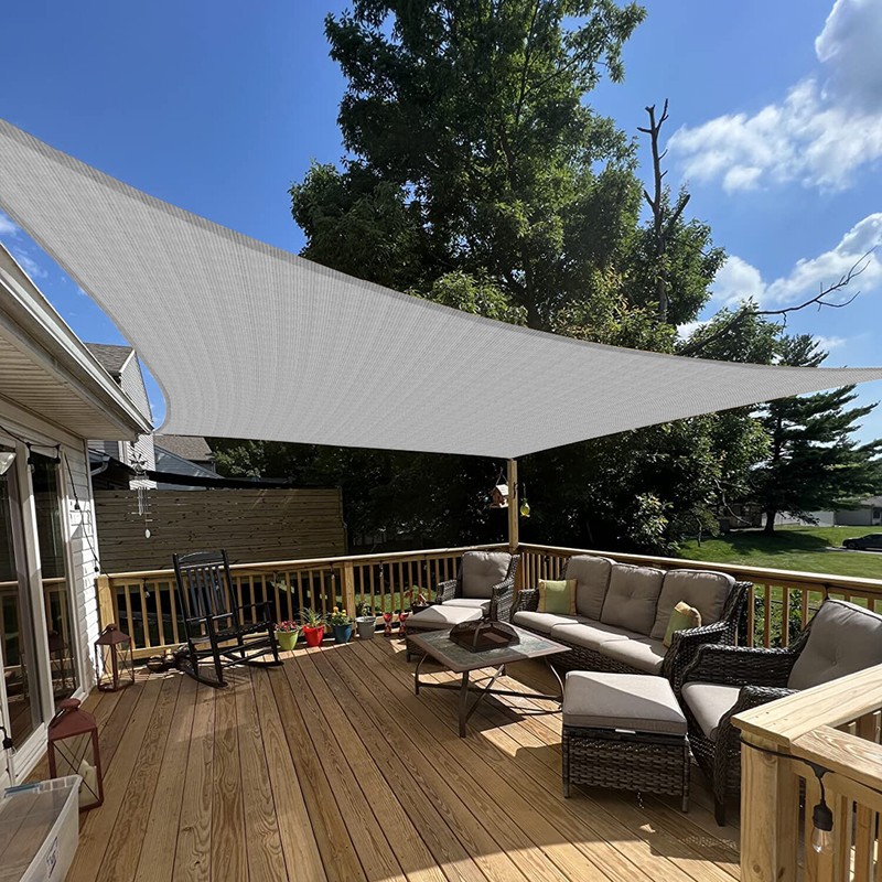 Sun Shade Sail Garden Backyard Pool Outdoor Rectangle Canopy Shelter Shade Cover gallery