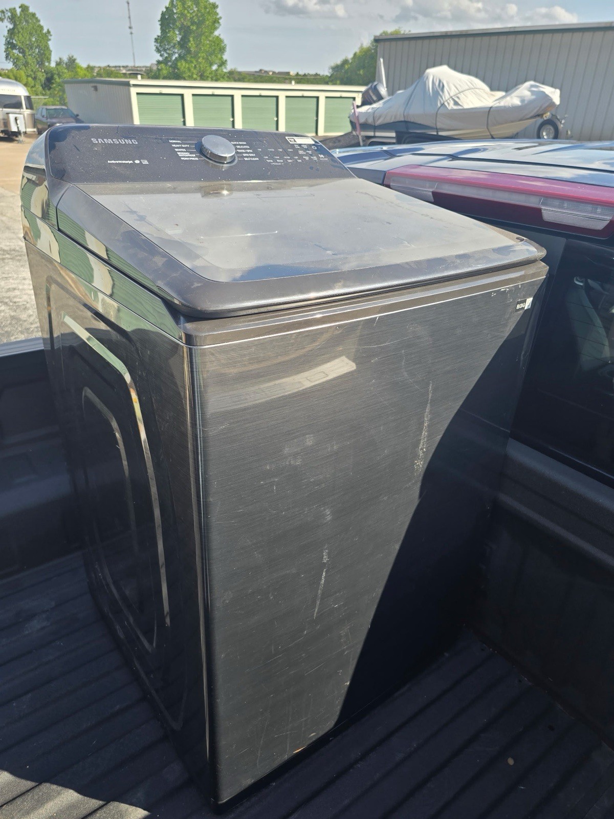 Samsung Active WaterJet Top-Loading Washing Machine, Black, Freestanding gallery