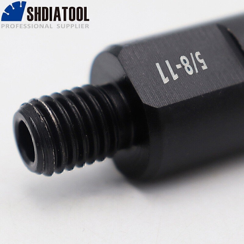 Angle Grinder Extension Connecting Rod 5/8"-11 for Drilling Bits 100mm length gallery