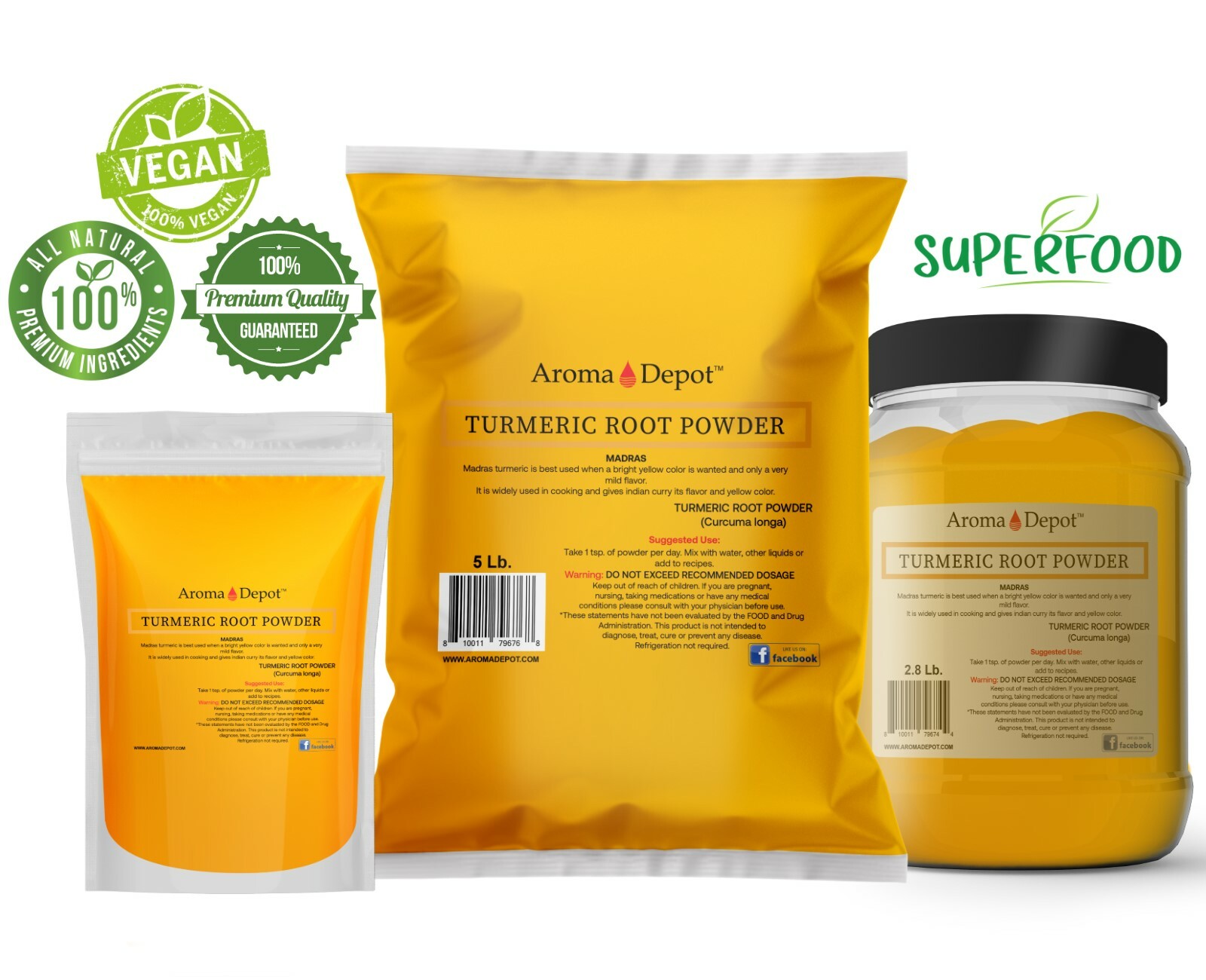 Turmeric Root Powder Pure Curcuma longa Spice Cúrcuma Natural Yellow Turmeric gallery