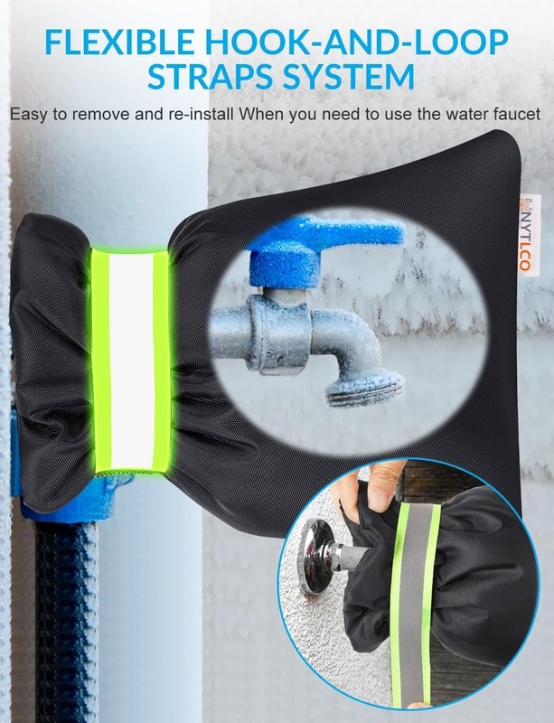 Effortless Installation 2-Pack Faucet Covers - Winter Freeze Protection Solution gallery