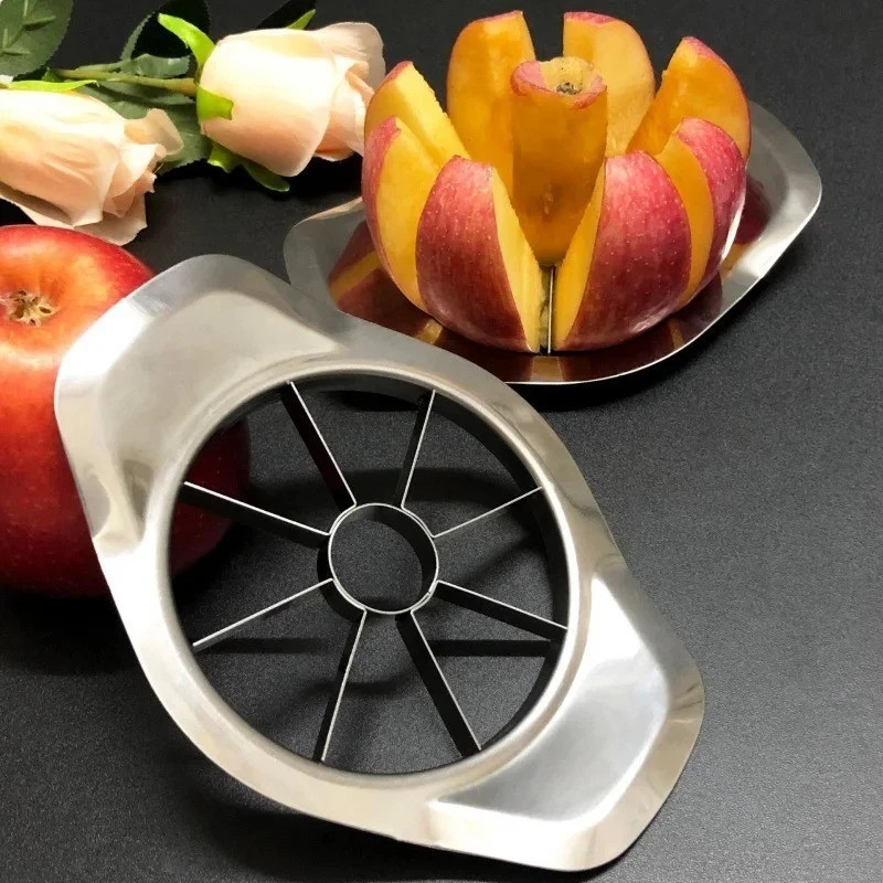 Stainless Steel Apple Cutter Divider Corer Comfort Handle Fruit Slicer Tool gallery
