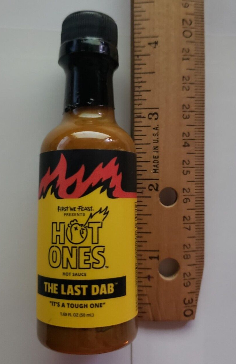 Qty 2 THE LAST DAB - Hot Ones - Original Mini - 1.69 fl oz - PEPPER X - 12/2024 gallery