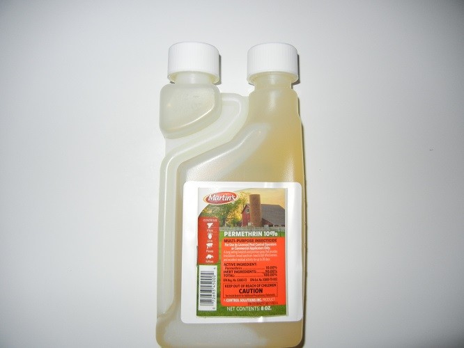 Martin's Permethrin 10% Control Solutions 1-8oz Container Flies Fleas Roaches gallery