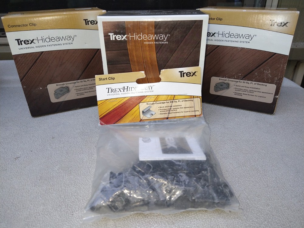 Trex Hidden Deck Farsteners 150sq.ft.