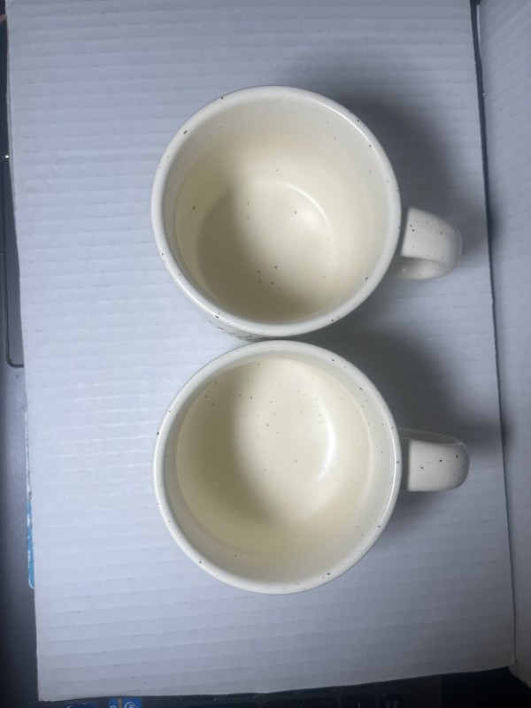 Walgreen Co. Speckled Stackable Ceramic Coffee Mug Set of 2 | Morning Person gallery