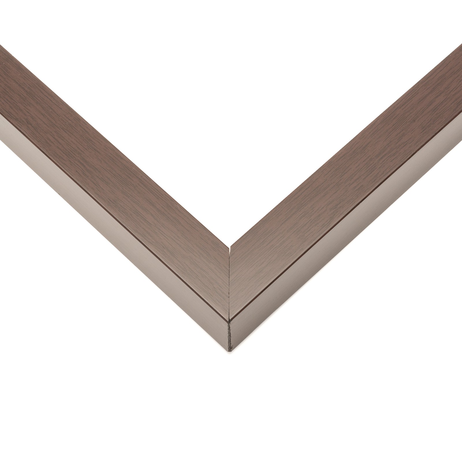42x14 Shadow Box Brown Walnut Finish Solid Wood Display Frame | 0.875 Inch Mould gallery