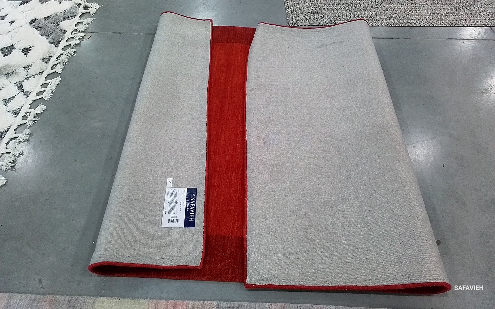 RED 5'-0" x 8'-0" Back Stain Rug, Reduced Price 1172778970 HIM587A-5 gallery