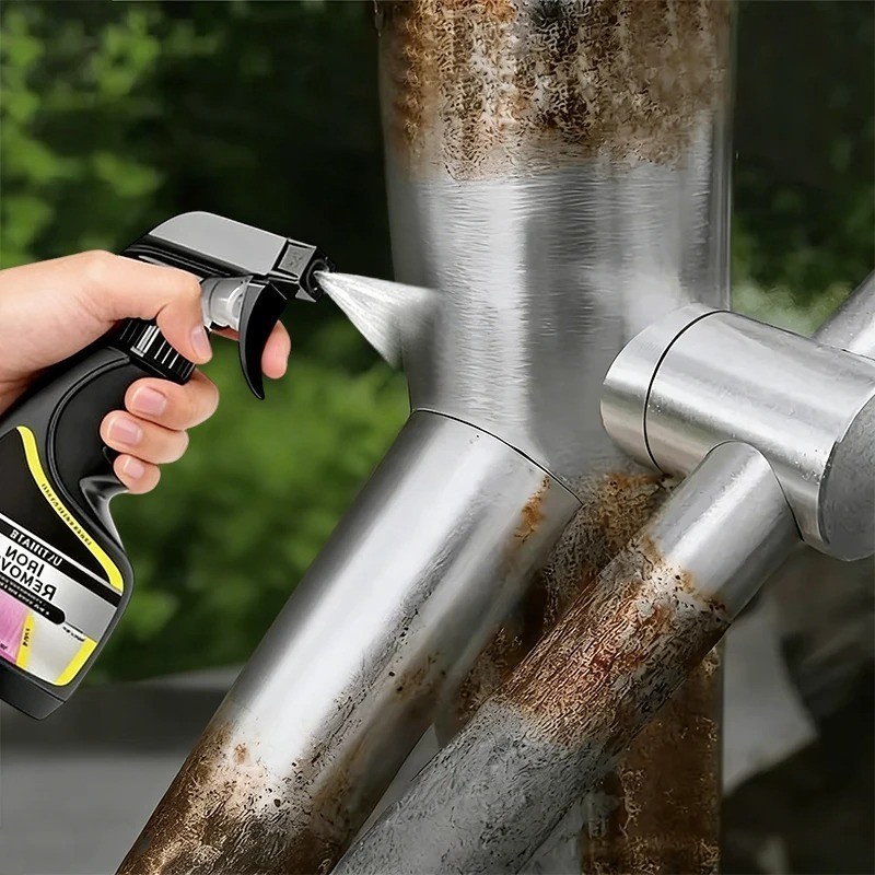 120ml Car Rust Remover Spray Metal Deruster Cleaner Wheel Hub Exhaust Pipe gallery