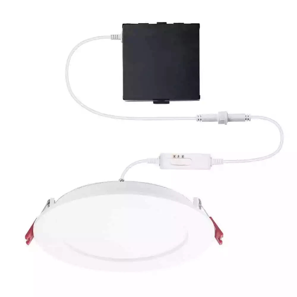 Commercial Electric 6 Pro LED Canless Recessed Light Adjustable CCT White gallery