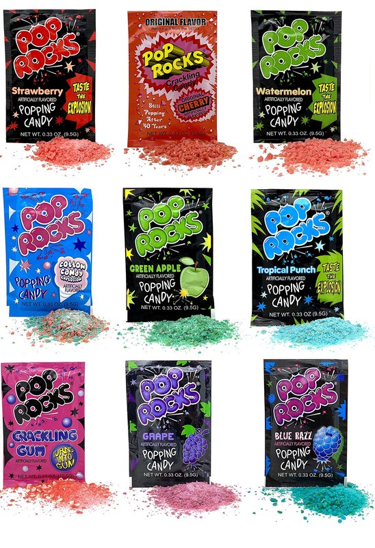 crait Pop Rocks Crackling Candy Variety Pack Classic Popping Candy Pop Rocks... gallery