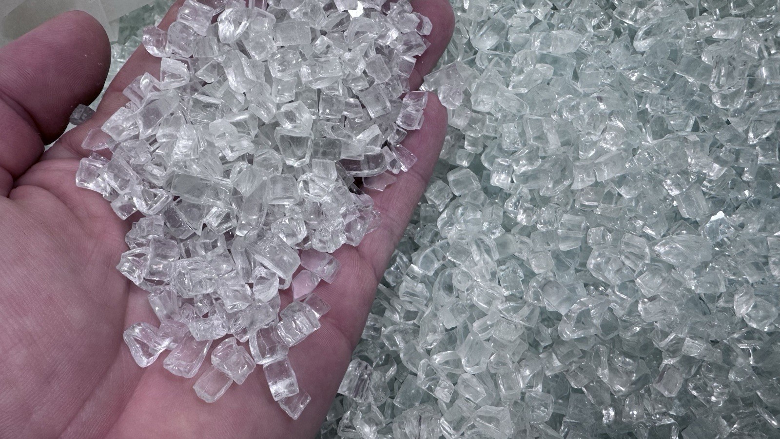 23 Pounds Fire Glass Rock Clear - Fire Pits & Fireplace gallery