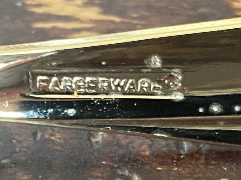 Farberware BREEZE GOLD Pattern Gold Electroplate 62 PC Flatware Set w/ Box gallery