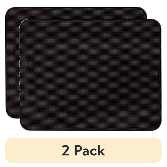 Auto Drive Universal Fit Static Cling Sun Shade, Black, 12"x16", 2 Pack gallery