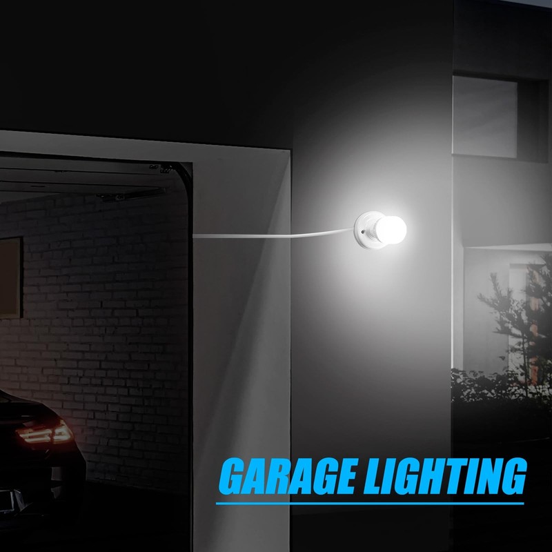 Light Socket 9.84' with Cord E26 E27 Light Bulb Socket WOn/Off Switch Hanging gallery