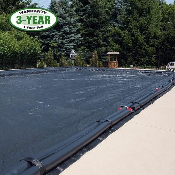 Rectangle Fine Mesh Inground Winter Pool Cover, 3-Year Warranty gallery