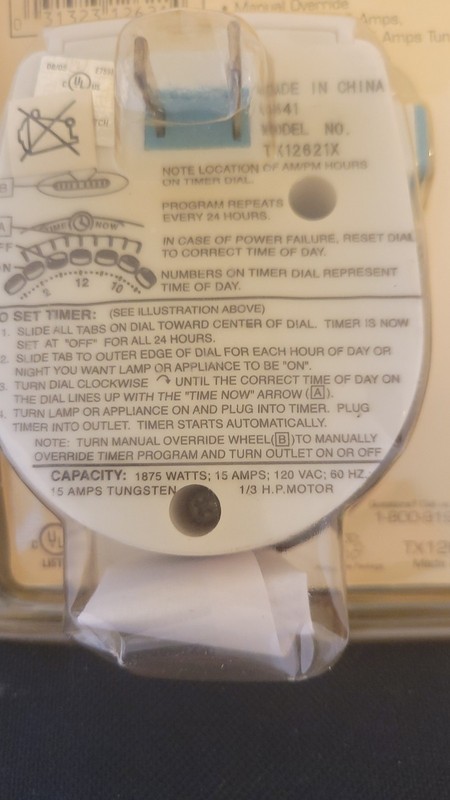 Timex Multiple Setting Timer NIP Lamps, Fans Or Lights Common Use gallery