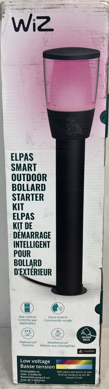 WiZ 12V LED Smart Bollard Light Starter Kit 604637 -FREE S/H gallery