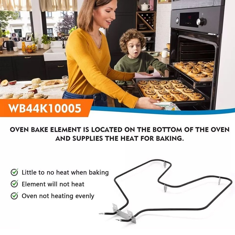 Self Clean Range Oven Bake Unit Lower Heating Element WB44K10005 for GE gallery