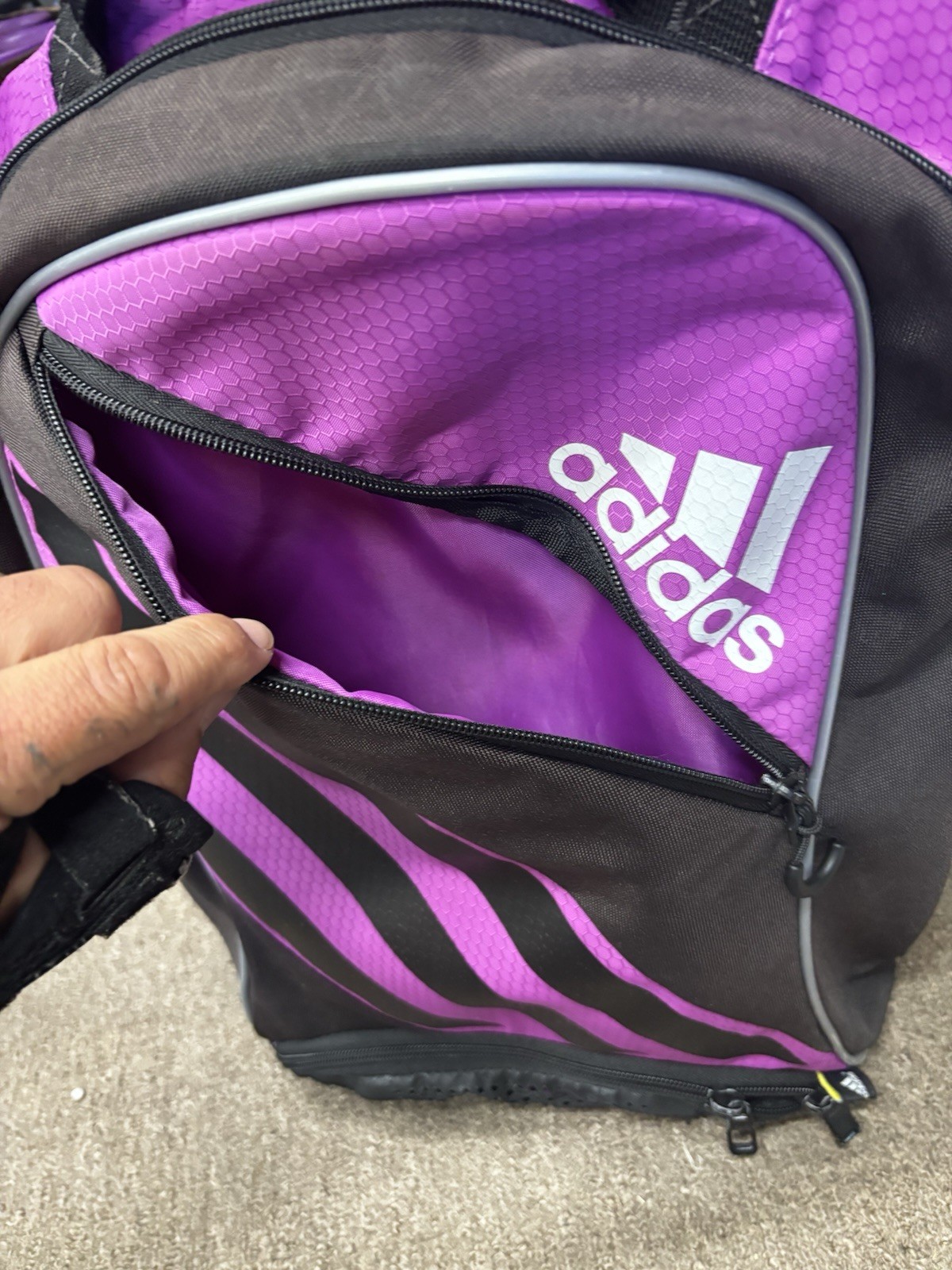 Adidas Barricade Climacool  Backpack Purple 2